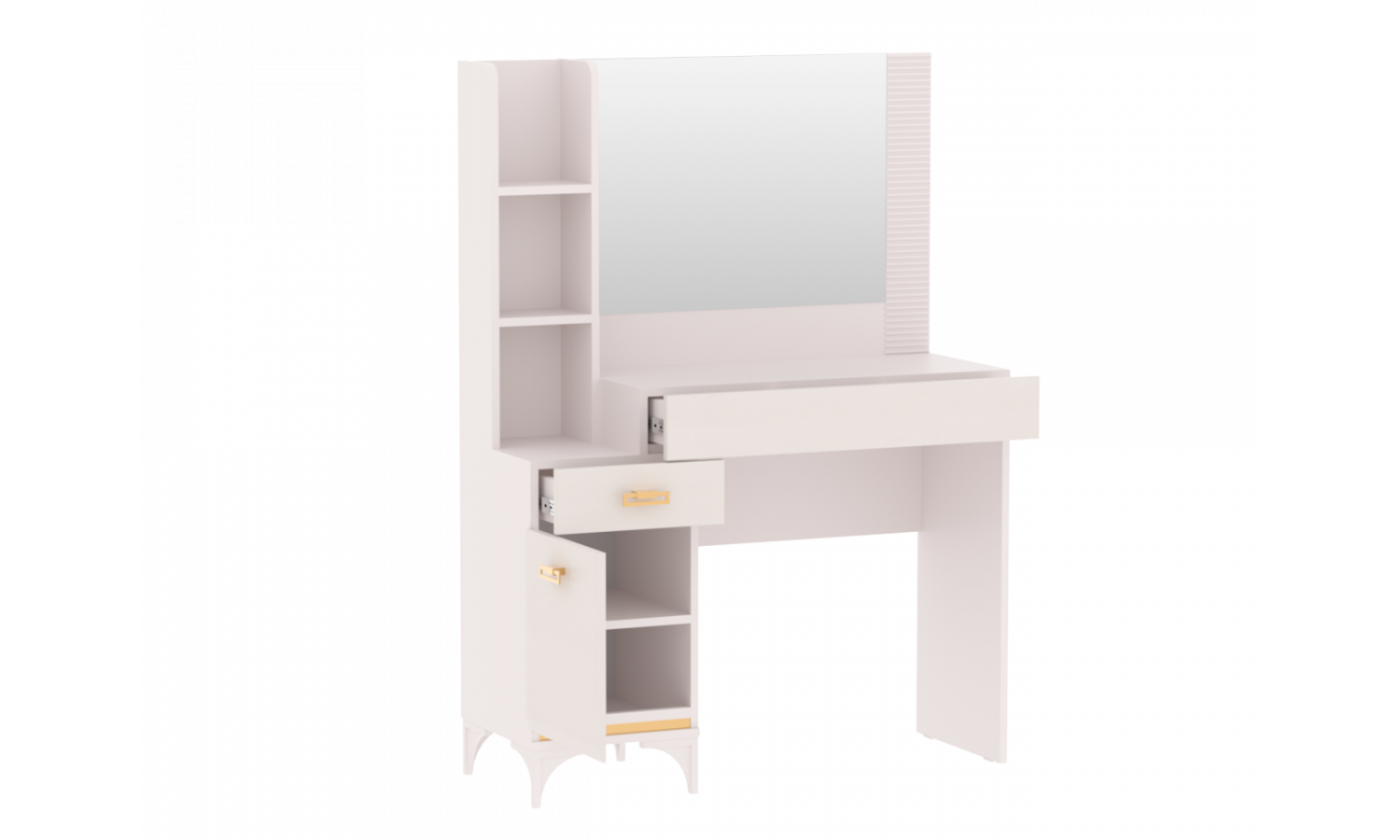 Столик туалетный, Сиде белый