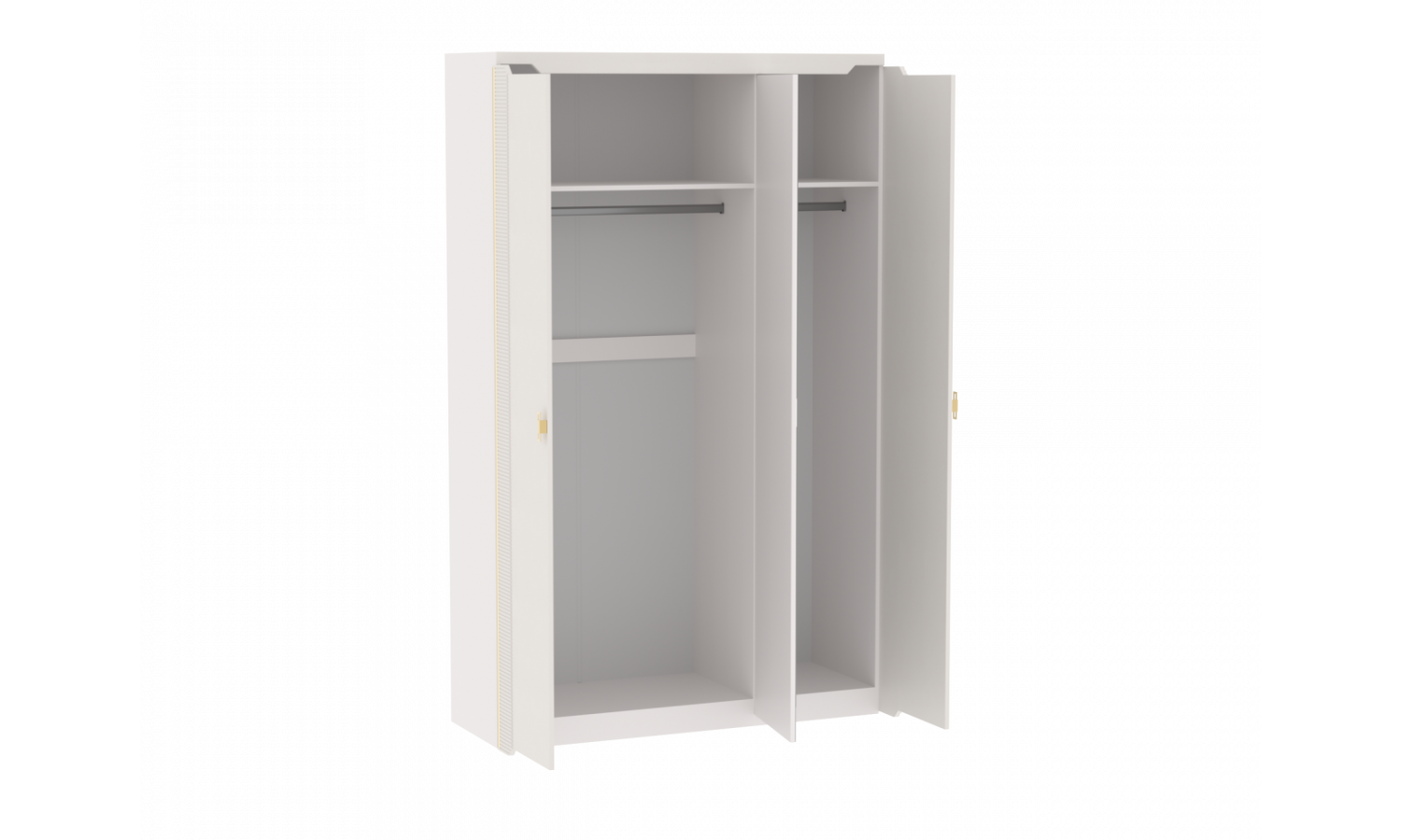 Шкаф 3-дверный Сиде Белый