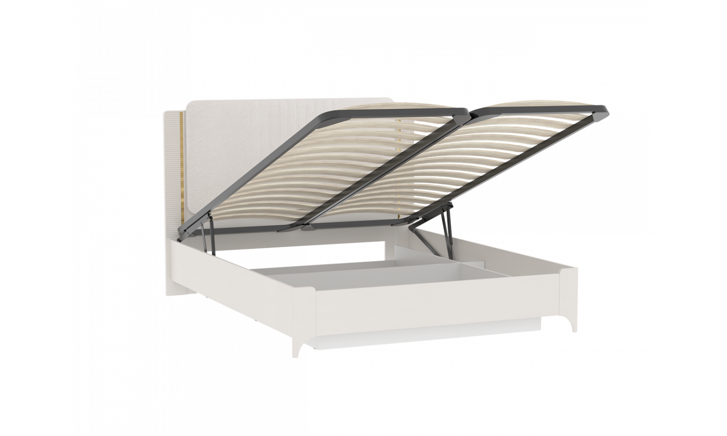 Кровать Сиде Белый 160х200 с подъемным механизмом NEW