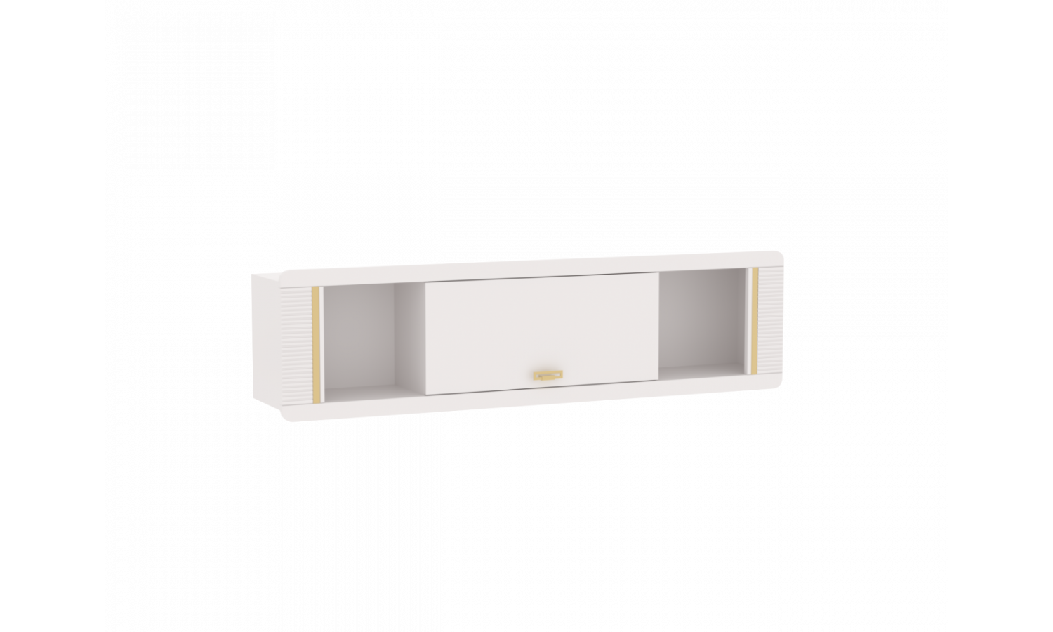 Шкаф навесной, Сиде белый