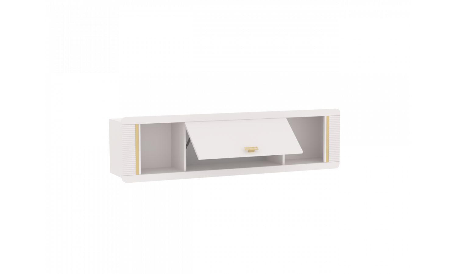 Шкаф навесной, Сиде белый