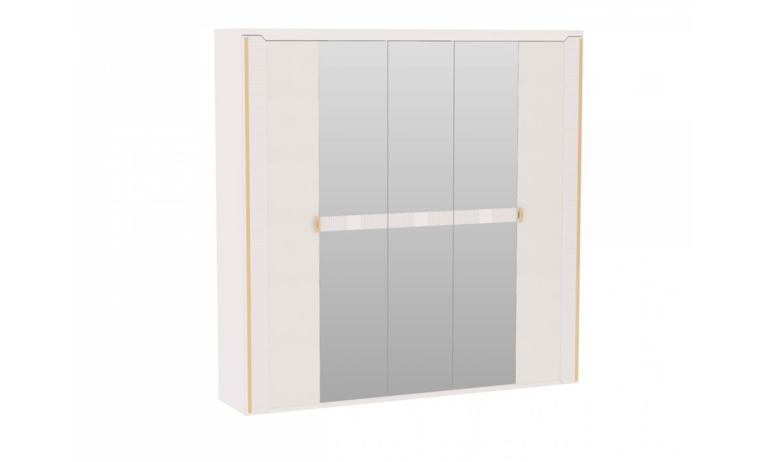 Шкаф 5-дверный Сиде Белый NEO