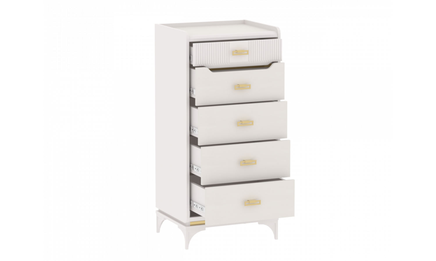 Комод высокий Сиде Белый