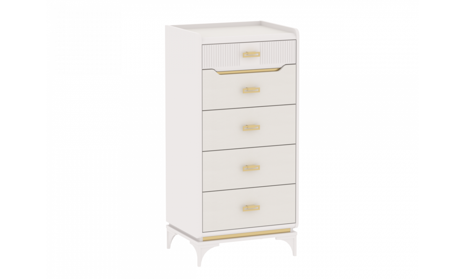 Комод высокий Сиде Белый