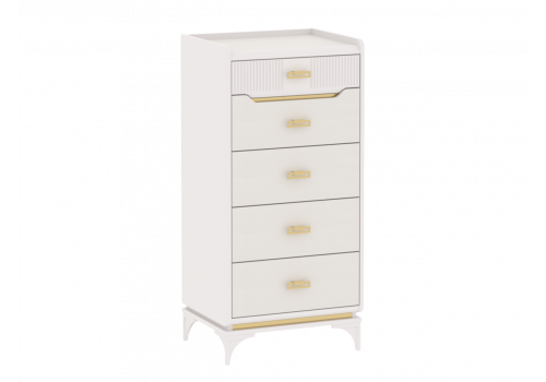 Комод высокий Сиде Белый