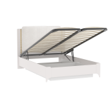 Кровать Сиде Белый 140х200 с подъемным механизмом NEW