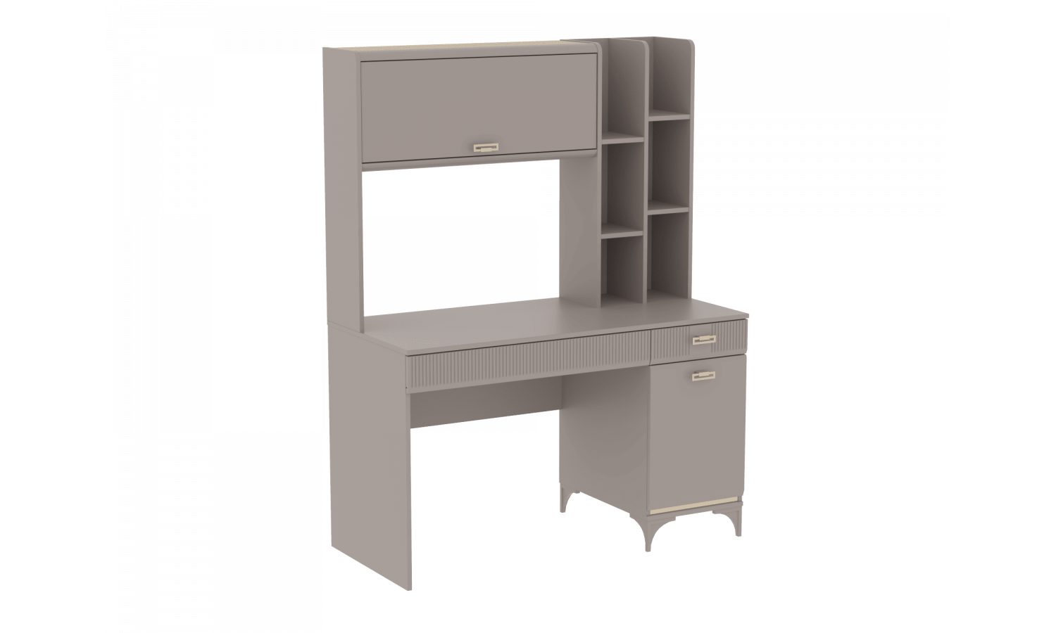 Стол письменный, Сиде Мокко c надстройкой