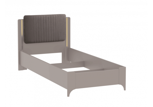 Кровать Сиде Мокко 90х200 велюр