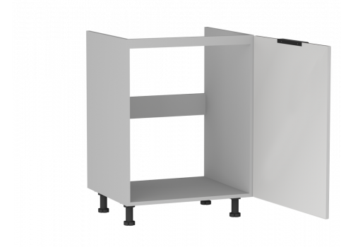 Стол под мойку СМ-60 Ватель Экокожа белый