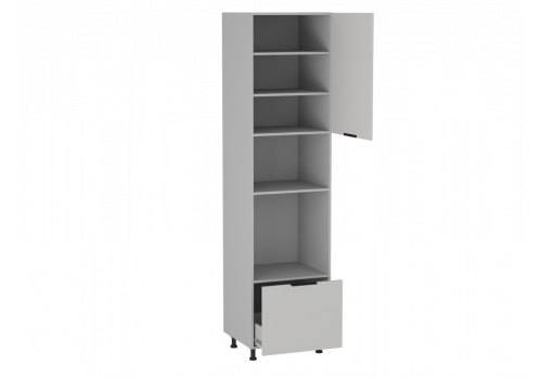 Шкаф-пенал 960 П-1 Ватель Экокожа белый