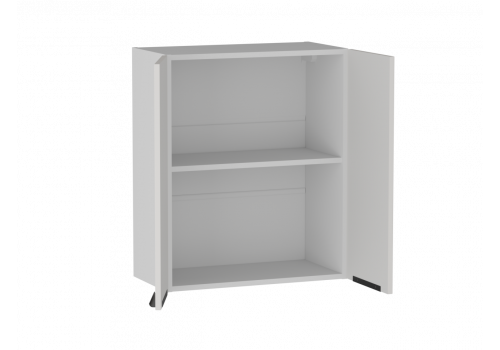 Шкаф ШГ-60 2-х дверный, Ватель Экокожа Белый