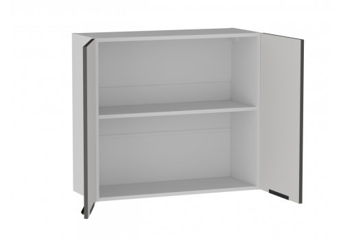 Шкаф ШГ-80, Ватель Экокожа Серый