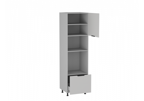 Шкаф-пенал П-1 Ватель Экокожа белый