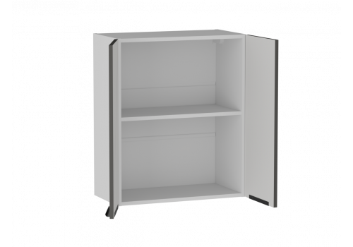 Шкаф ШГ-60 2-х дверный, Ватель Экокожа Серый