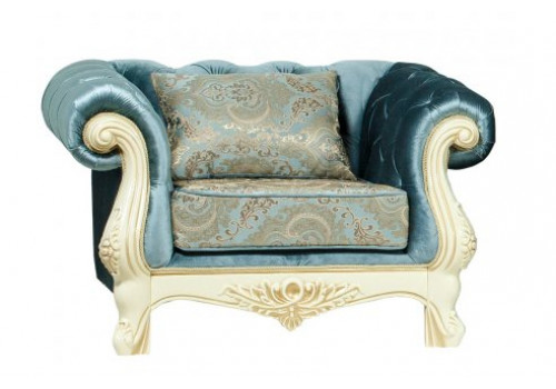 Комплект Ассоль крем бирюза глянец