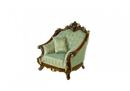 Кресло Латифа люкс светлый орех королевская волна