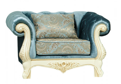 Комплект Ассоль крем бирюза глянец