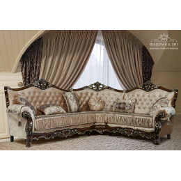 Диван Эсмеральда орех турин угловой правый