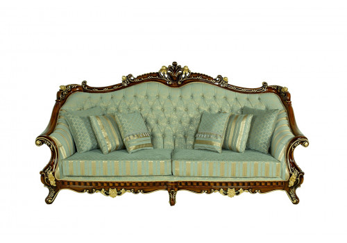 Диван Латифа люкс светлый орех королевская волна