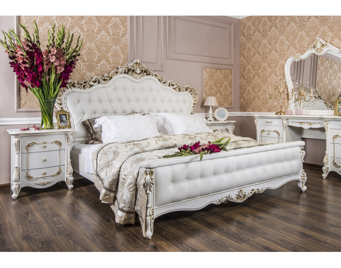 Кровать Анна Мария белый  матовый  1.8 м