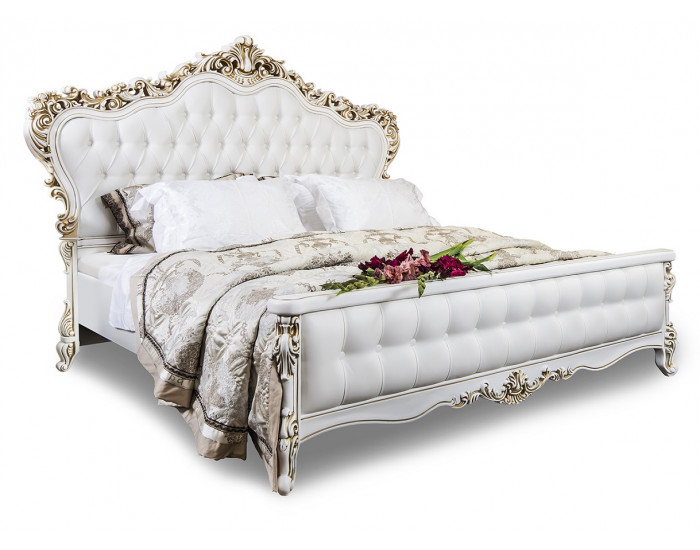 Кровать Анна Мария белый  матовый  1.8 м
