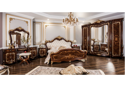 Спальня Энрике корень дуба глянец 4-ств