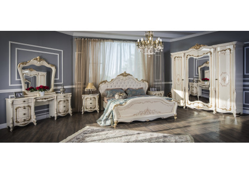 Спальня Энрике крем глянец 4-ств