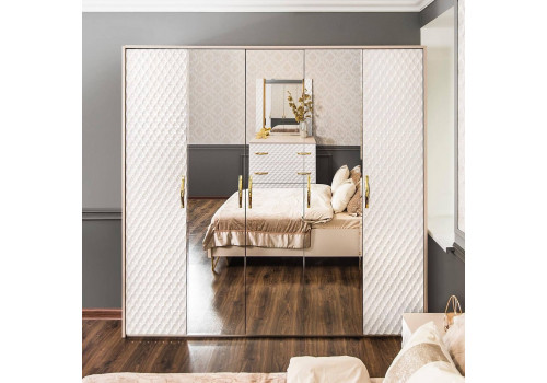 Комод Lara Лара белый глянец 3 ящика