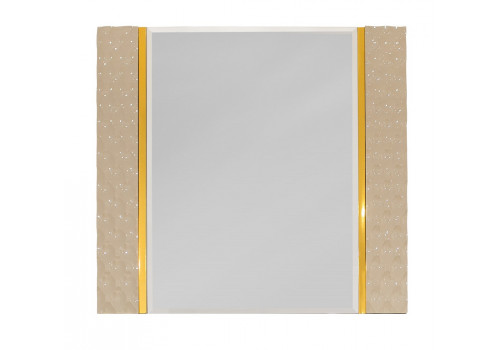 Зеркало Lara Лара бежевый глянец