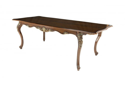 Стол Глория MK-2723-BG обеденный раскладной Темный орех