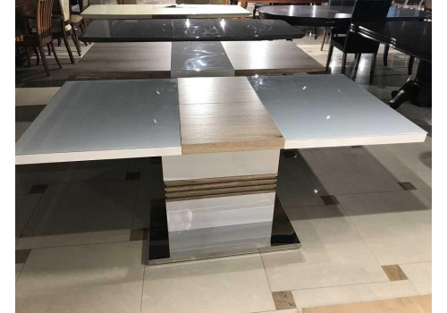 Стол обеденный  MK-5800-WT раскладной