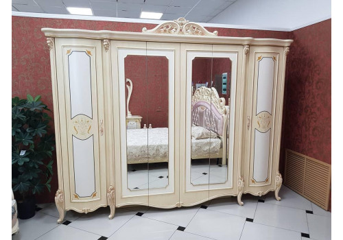 Спальня БЕЛЬ BEL 721, с 4-дверным шкафом, беж