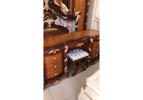 Спальня  Опера  Светлый орех 5 дверная Ткань 889