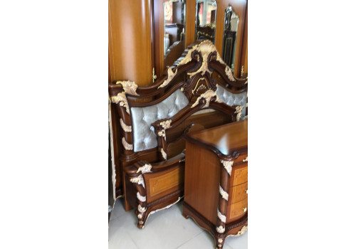 Спальня  Опера  Светлый орех 5 дверная Ткань 889