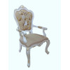MK-5099-WG. Кресло для кабинета Шанталь(Shantal) Белый с золотом