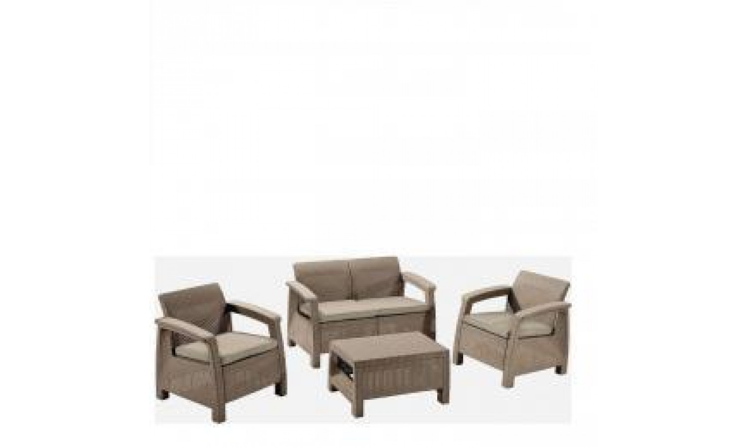 Комплект мебели с диваном Yalta 2set AFM-1020B Beige