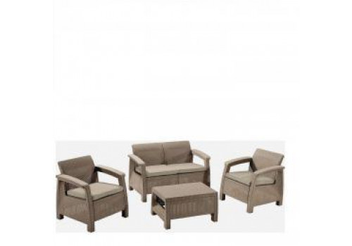 Комплект мебели с диваном Yalta 2set AFM-1020B Beige