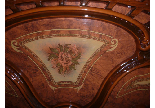 Кровать 2-х спальная 1600*2000 РОЗА Орех глянец