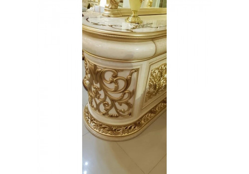 КОМОД С ЗЕРКАЛОМ ШЕЙХ SHEIKH 903 ОРЕХ/БЕЖ