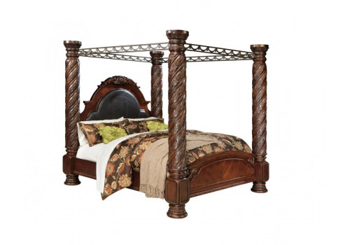 Кровать North Shore B553-150 двуспальная c балдахином