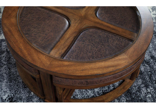 Комплект Hannery  T725-8 (журнальный столик и 4 табурета)