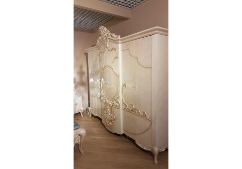 Шкаф 6-дверный Аталанта 3905, белый