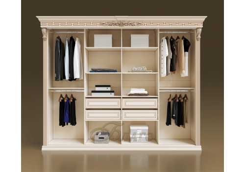 Шкаф-купе  Благо 8  Классика 4х. ств. Б8.72-4/1 декор овал-1