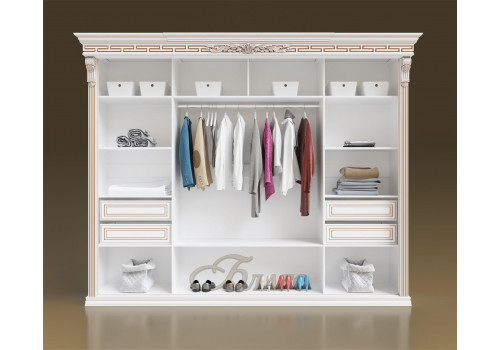 Шкаф-купе  Благо 8  Классика 4х. ств. Б8.72-4/1 декор овал