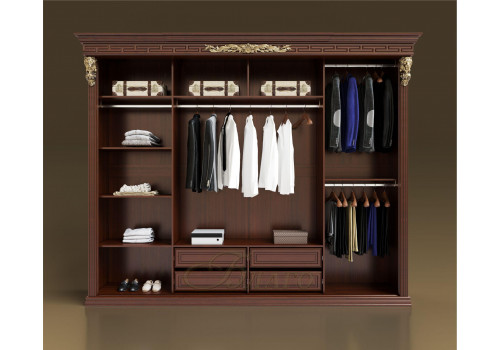 Шкаф-купе с 4-мя дверями Б8.72-4/1орех