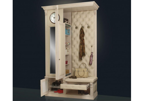 Прихожая с дверью-купе Б5.11 Карамель