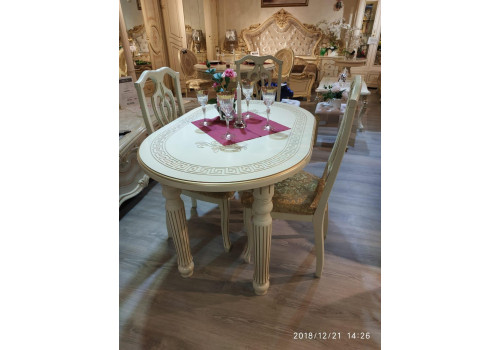 Стол Бристоль Близнецы овал раздвижной 120 см