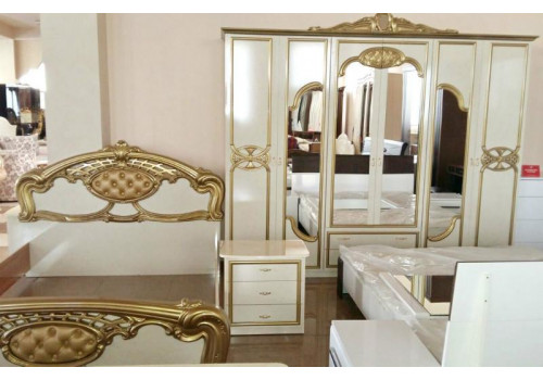 Комплект 4-х дверный ОЛЬГА беж/золото матовый