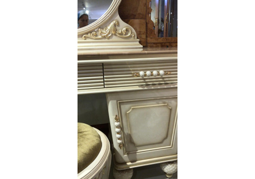 Спальня ДИАНА DIANA 907, c 3-дверным шкафом, слоновая кость