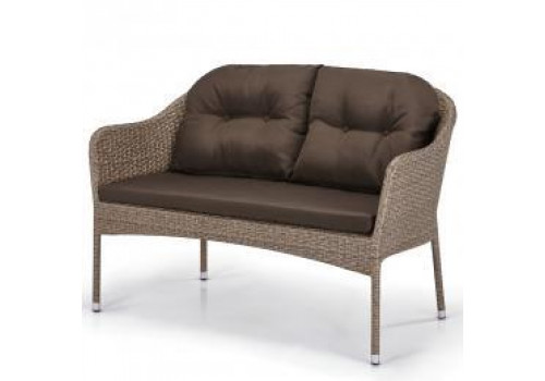 Плетеный диван S54B-W56 Light brown